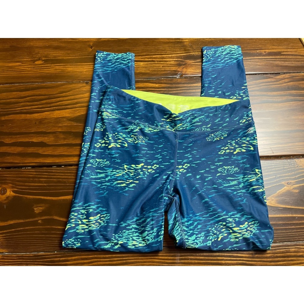 Energy Zone Pants, Womens Size Medium, Blue Green, Leggings, Activewear, Pull On